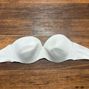 Maidenform Classic White Strapless Bra